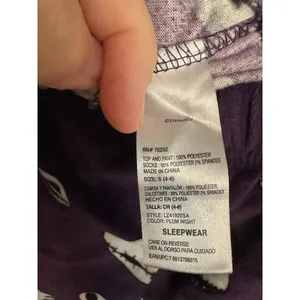 Disney Nightmare Before Christmas Jack Skellington Pajama Pants Purple SM (G) thumbnail 3