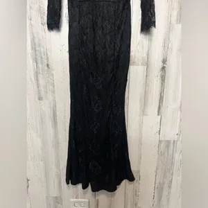 Black formal Dress Black thumbnail 2