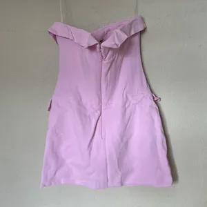 House of CB Naia Pink Strapless Mini Dress Flap Pocket‎ Bodycon L thumbnail 11
