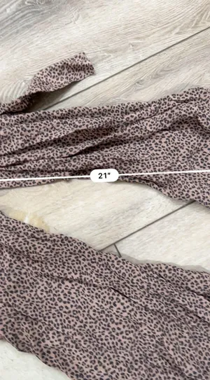 Leopard Print Wide Leg Smocked Jumpsuit thumbnail 6