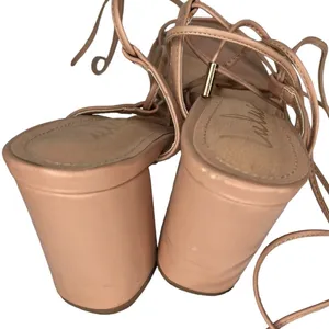 LuLu's Lace Up Calf Heels‎ thumbnail 4