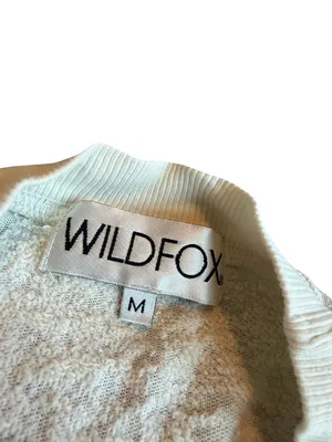 Wildfox Tourist Pullover Sweatshirt Sweater Vacation Travel Layering Size Medium thumbnail 8