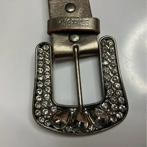 Miss Me studded leather belt size large‎ thumbnail 2