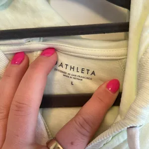 Athleta Sundown Hoodie Zip Up Large thumbnail 2