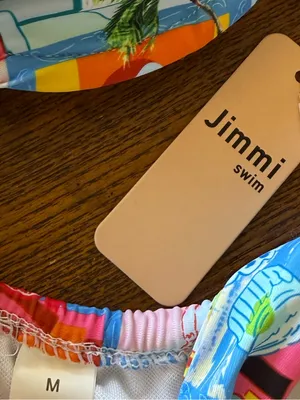 Jimmi Swim Colorful Patterned Bikini Set - Pink & Multicolor sz M NWT thumbnail 5