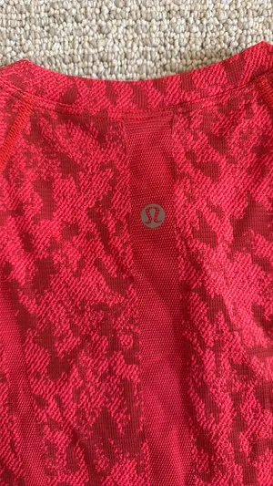 Lululemon Swiftly Tech Short Sleeve Red thumbnail 4
