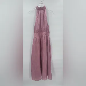 o.p.t Caralyn‎ Dress pink halter top maxi dress size medium thumbnail 4