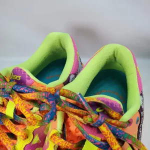 ASICS Gel-Noosa Tri 9 Running Shoes Women 6 Multicolor Neon T458N Retro Rare thumbnail 5