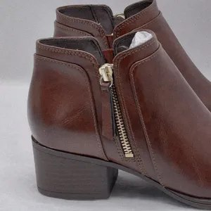 Naturalizer Womens Ankle Boots Size 7.5 Brown Comfort Western Booties Cowgirl thumbnail 6