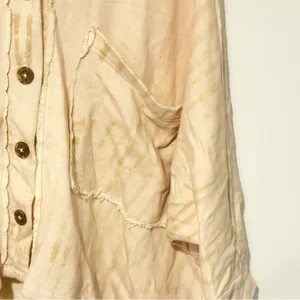 Free People We The Free Women's Shirt Jacket‎ XS Pink Montauk Oversized thumbnail 4