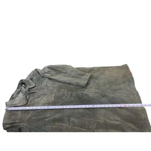 Centigrade Suede Leather Coat Jacket 2X Petite Genuine Washable Olive Green NWT thumbnail 6