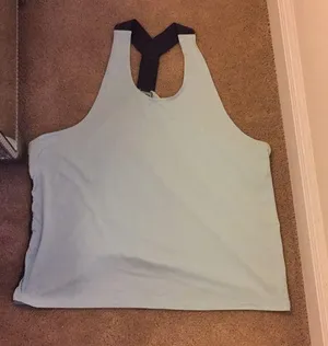 Baby blue workout top. Size XL thumbnail 1