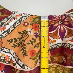 NWOT Farm Rio Romantic Nature Multicolor Ruffle Midi Dress Size XS thumbnail 12