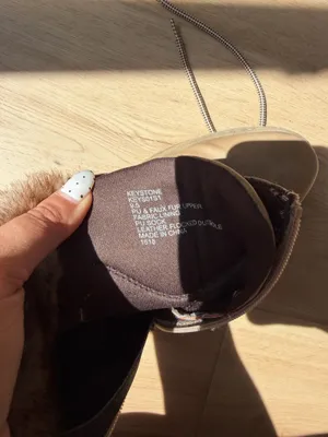Steve Madden Tan Lace-Up Faux Fur Collar Boots thumbnail 5