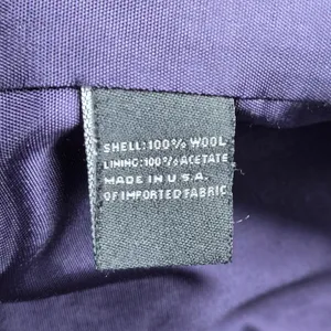 Jones New York Womens Navy Blue‎ 100% Wool Double Breasted Peacoat Made in USA 8 thumbnail 5