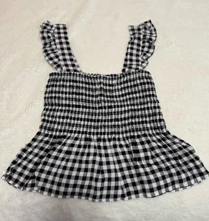 Ruffle Peplum Tank Top Multiple Size XS thumbnail 1