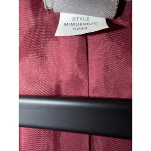 Sigrid Olsen Red Leather Jacket Womens Size 10 Full Zip Collared MIMU8967C thumbnail 3