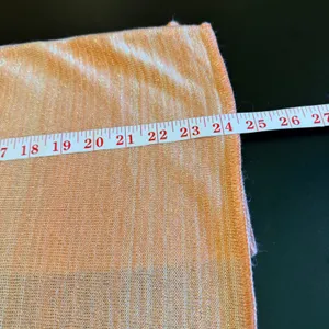 Ruby Rd Womens XL Cardigan Peach Orange Gold Metallic Shimmer Open‎ Front Knit thumbnail 8