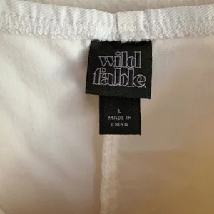 Wild Fable White‎ Pintuck Drop Waist Mini Dress Sleeveless Size L NEW thumbnail 5