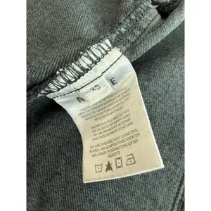 Agolde Heller Sleeveless Black Denim Button Front Structured Vest Spider XS thumbnail 12