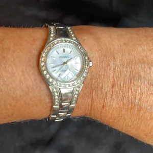 Fossil Watch with crystal accents thumbnail 6