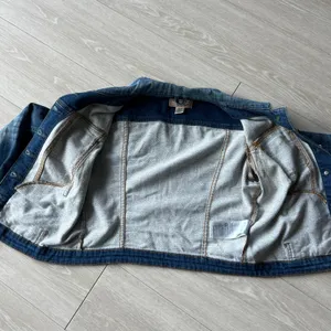 Guess Jeans Cropped Denim Jacket Womens Medium Fits Small thumbnail 7