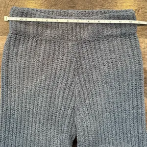 Women’s Fleece Knit Wide Leg High Rise Casual Pants Cropped Soft XS/Small thumbnail 3