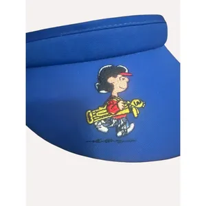 Blue Peanuts Lucy Baseball Visor By Town Talk MFG Adj Fit Terry Cloth‎ Lining thumbnail 3