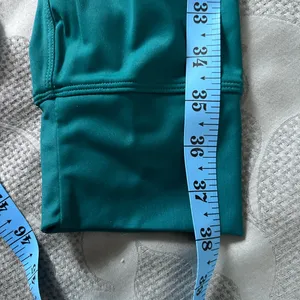 Teal women’s Athletic Pants jogger style with pockets Blue Size M thumbnail 6
