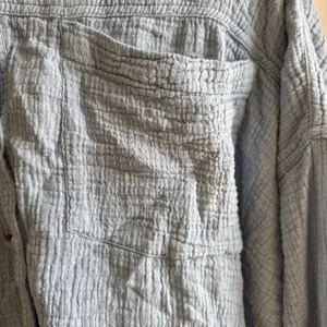 Free People We The Free Small Cardiff Top Button Oversized Blue Euc Spring READ thumbnail 6
