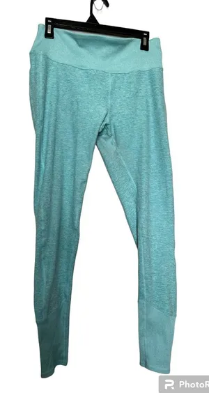 Alo heathered teal Leggings size‎ L thumbnail 1