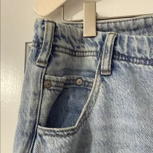 Sincerely Jules Jeans Juniors 5/27 Blue High Rise Wide Leg Distressed SJ28577AZW thumbnail 7