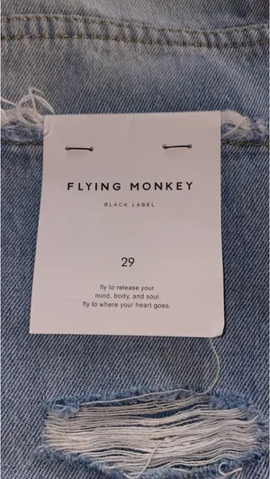 Vervet Flying Monkey Distressed Jeans thumbnail 5