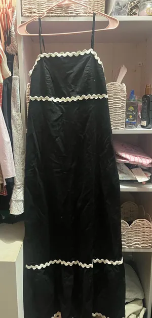 black maxi dress Size M thumbnail 1