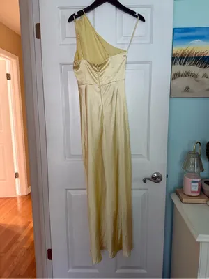 Billy J Harlowe Maxi Dress in Butter Yellow thumbnail 3