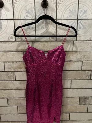 Hello Molly Pink Sequin Mini Dress thumbnail 2