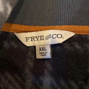 Frye and co mens XXL 1/4 zip fleece pullover black and gray thumbnail 7