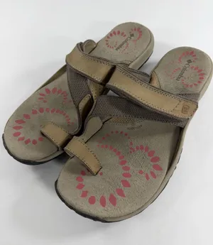 Columbia Lona Comfort Sandals Taupe‎ Outdoor Toe Loop Slides Women’s 8 thumbnail 1