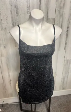 H&M Black dress sparkle thumbnail 1