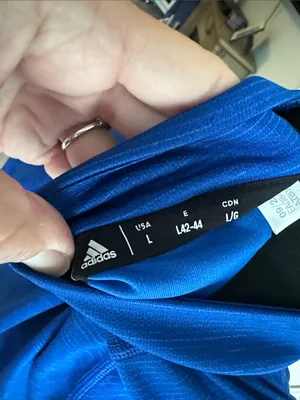 adidas Royal Blue Half-Zip Training Top thumbnail 4