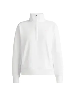 G/Fore I Hate Golf Boxy Crop French Terry Quarter Zip Sweatshirt Sweater XS thumbnail 2