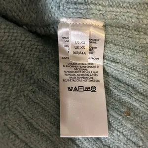 Free People Light Green Knit Sweater Over Sized thumbnail 8