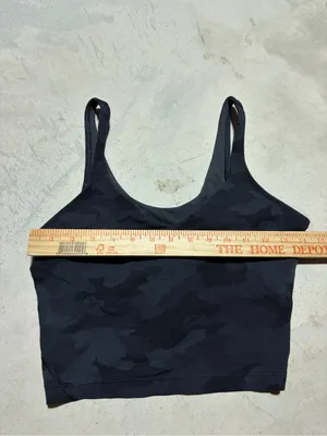 Lululemon Black/gray Camo align tank top 10 thumbnail 2