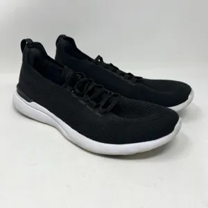APL Techloom Breeze Sneakers Womens 8 Running Shoes Lace Up Black White Athletic thumbnail 2