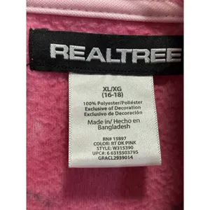 Realtree Pink/Green Pullover Long Sleeve Fleece Size XL APC‎ 1/4 Zip Beanie thumbnail 3
