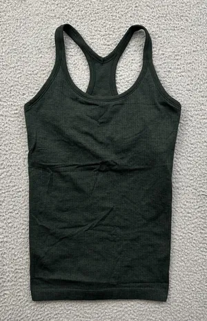 Lululemon Ebb To Street Tank Top Legacy Green Athletic Athleisure Women's 6 thumbnail 1
