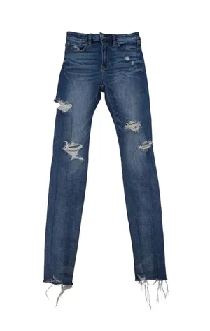 American Eagle Outfitters Super Hi-Rise Jeggings Skinny Jeans Stretch Womens 2 thumbnail 1