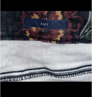 Bandolino Ladies Amy Black Floral Print Modern Straight Leg Pants Jeans Size 10 thumbnail 5