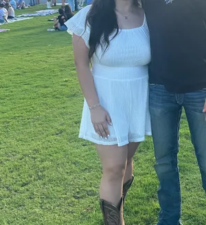 Rocking C White Romper Size L thumbnail 3