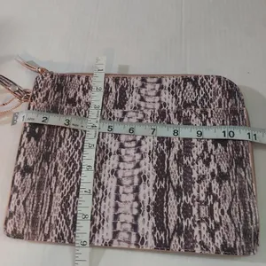 Pink Faux Crocodile Wristlet Accessory Casual Animal Print Boho Rocker Party thumbnail 4